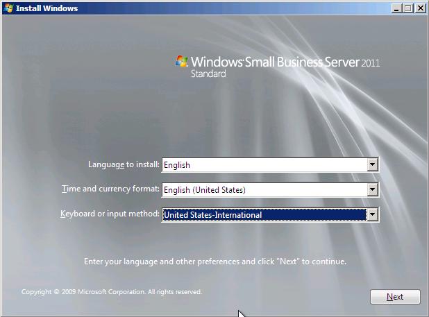 windows small business server 2011 essentials download iso